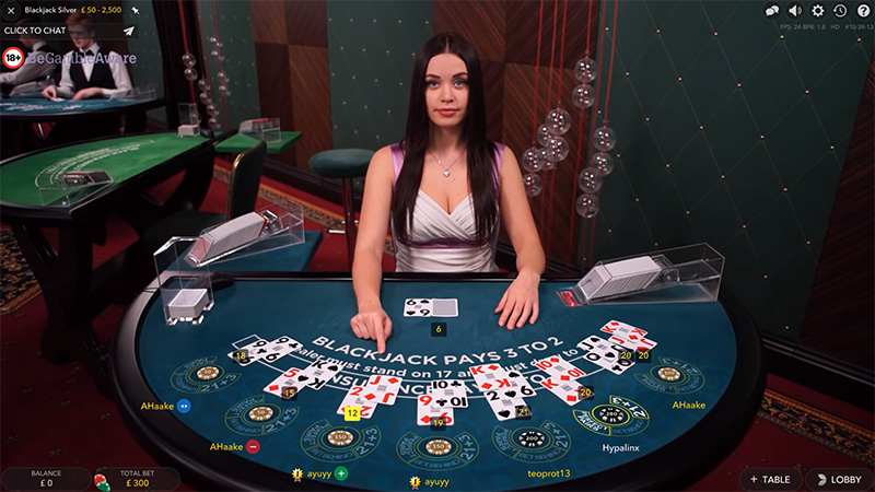 Игра Live Blackjack