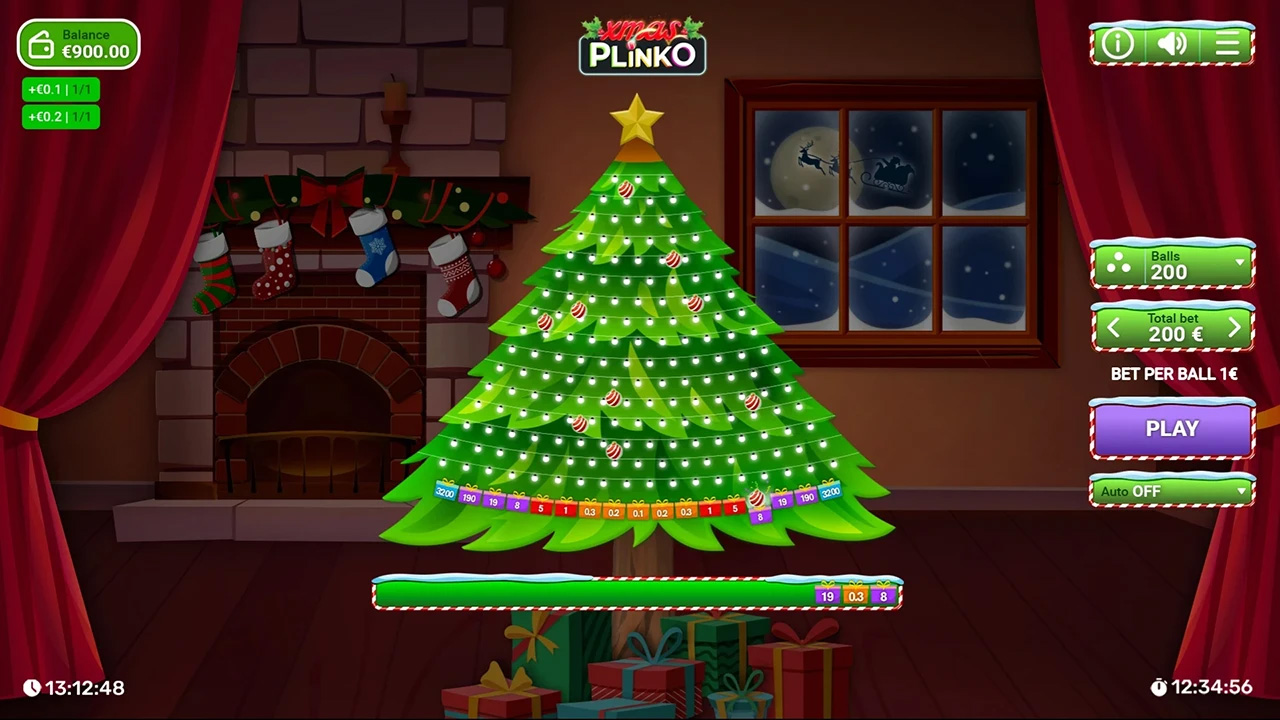 Играйте в Xmas Plinko онлайн