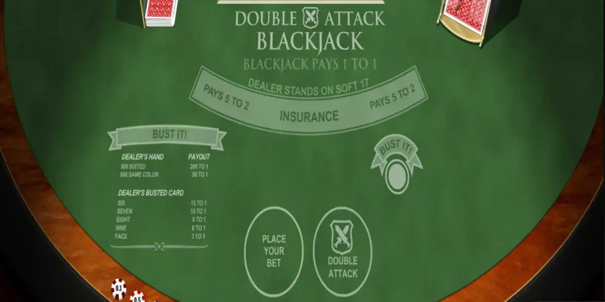 Карточная игра Double Attack Blackjack