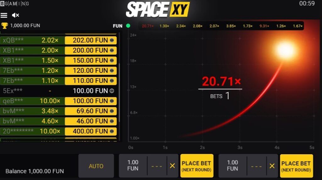 Игра Space XY